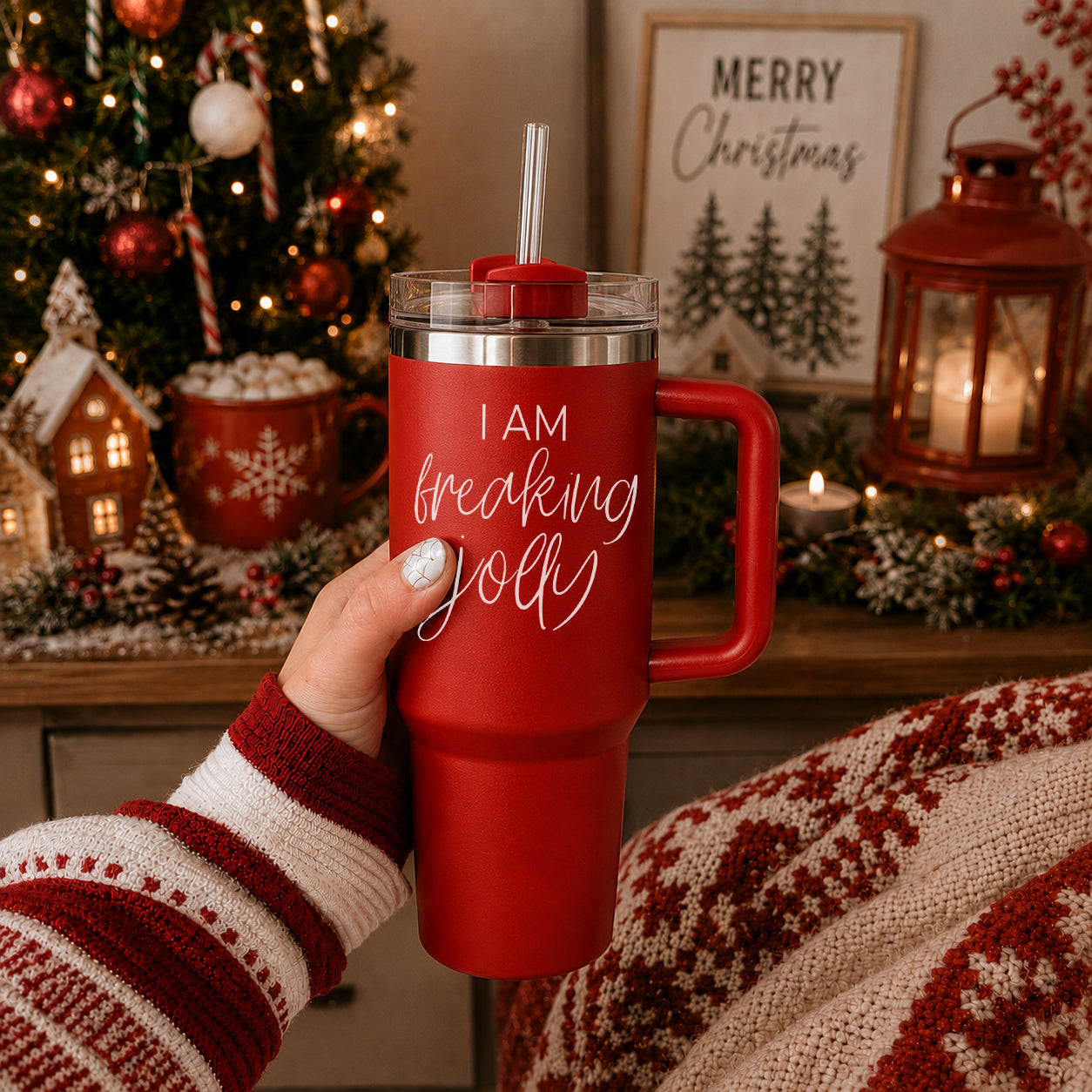 Wholesale 40oz tumbler with handle
Wholesale 40oz bottle
40oz cup wholesale
Holiday drink tumbler red green - I am freaking jolly Christmas
Holiday season drinkware - I am freaking jolly Christmas tumbler
Christmas tumbler collection red green - I am freaking jolly 40oz
Holiday drinkware gift red green - I am freaking jolly Christmas
Christmas season tumbler - I am freaking jolly 40oz red green