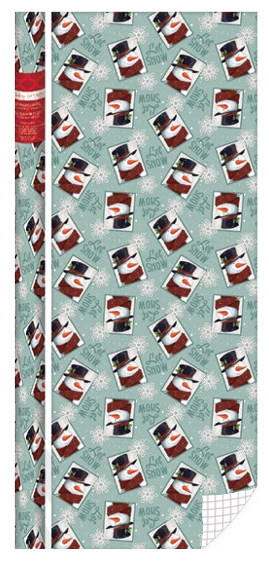 Traditional Roll Wrap - 30" x 168" - Let it Snow