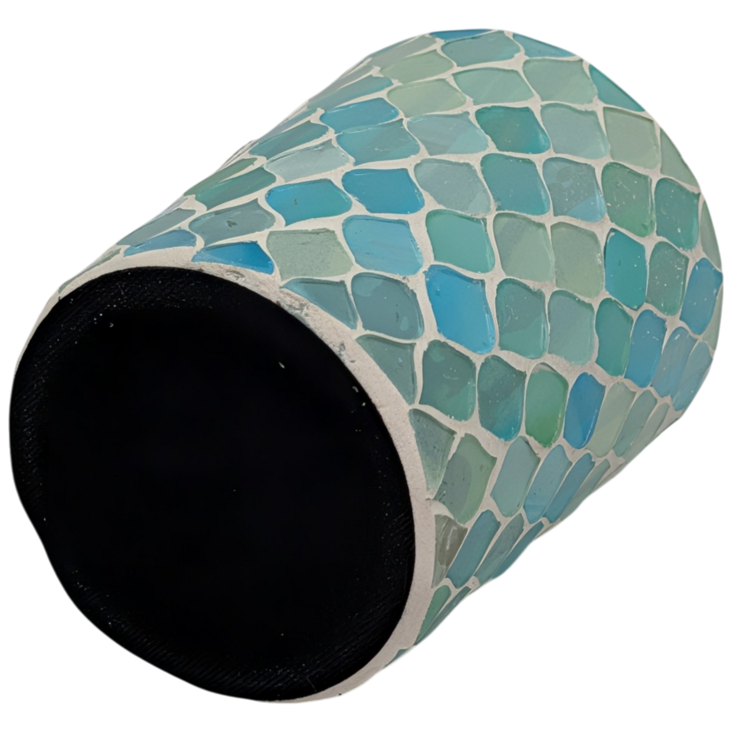 Luminescent Turquoise Gem: The Tiny Treasured Candleholder