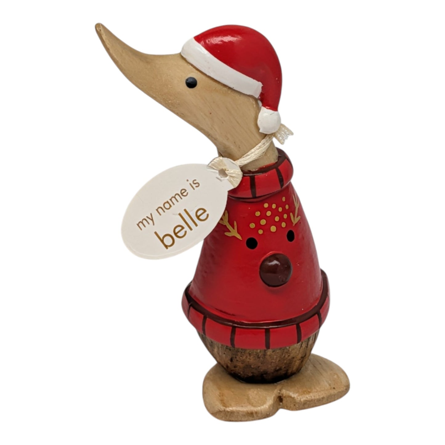 Dinky Duck Wearing an Ugle Sweater - Belle