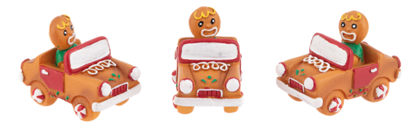 Gingerbread Cookie Car Charm (with Story Card)