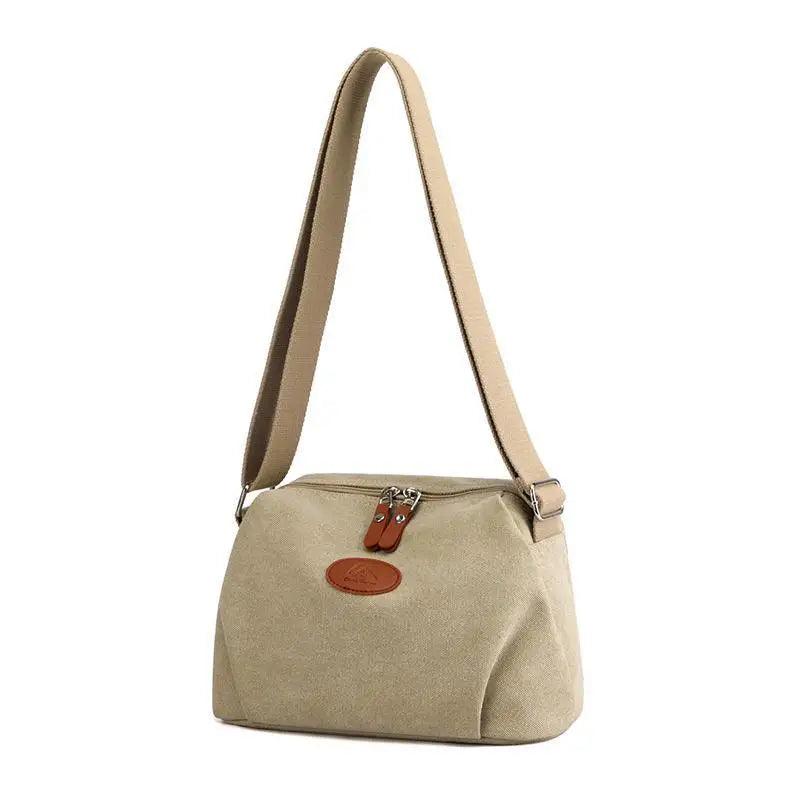 Lavish Style Canvas Crossbody Bag For Women And Girld Travel Bag Lightweighted Casual Shoulder Bag For Females