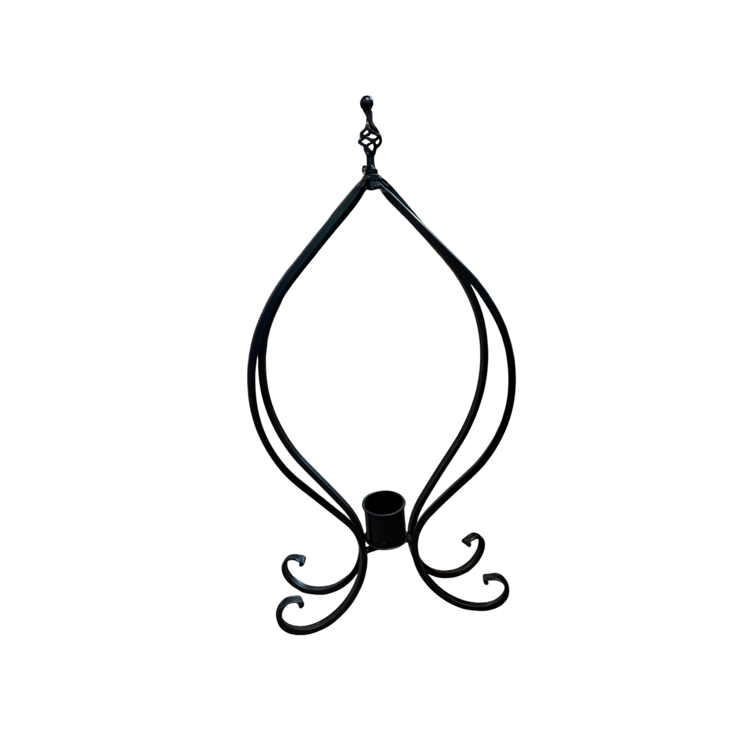 Gazing Ball Stand  - Black Matte Finish