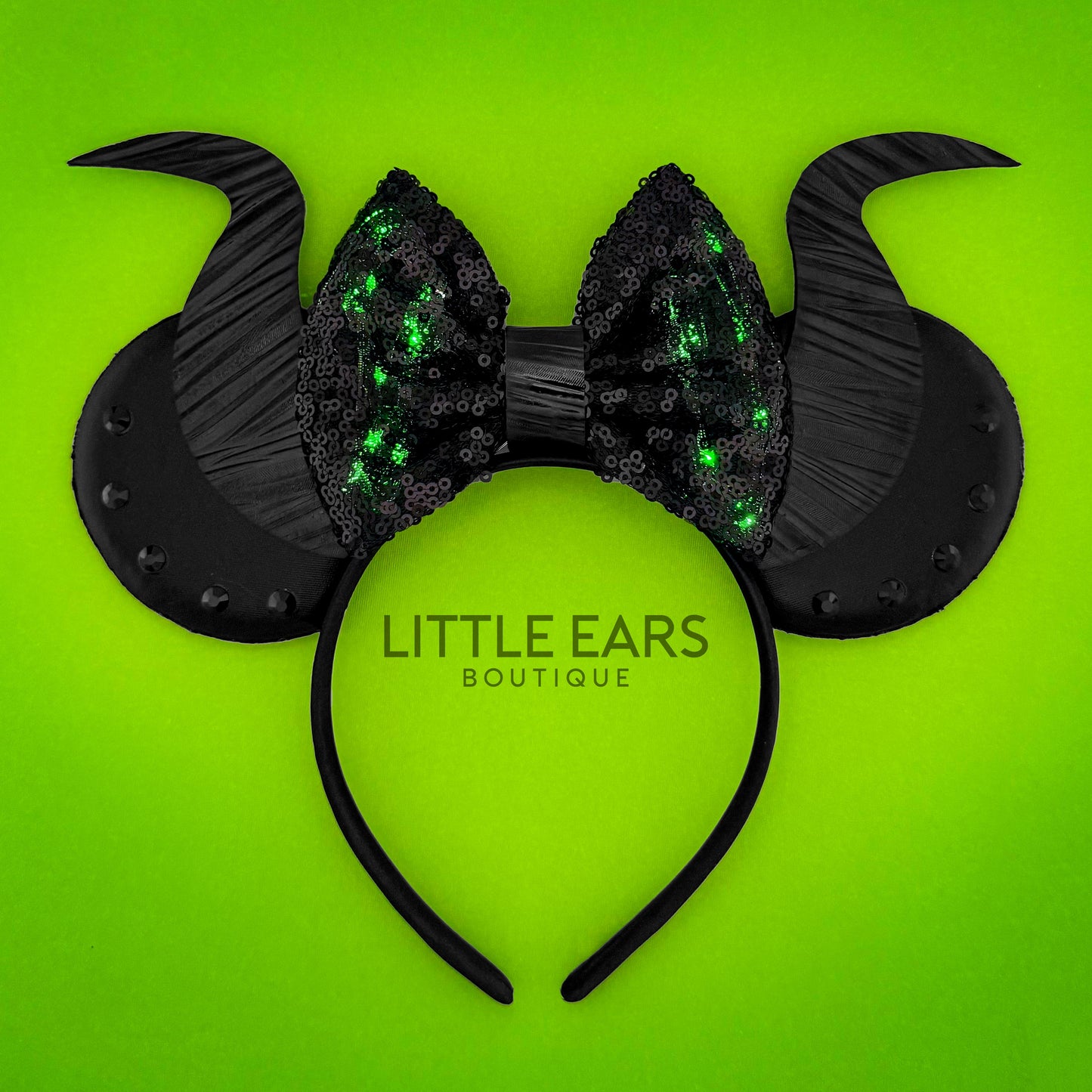 Light Up Maleficent Cloak Mickey Ears