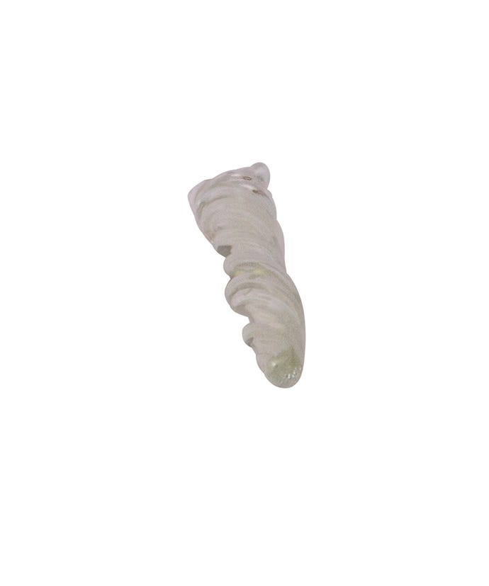 Glow In The Dark Glass Icicle Ornaments, 24-Piece Box
