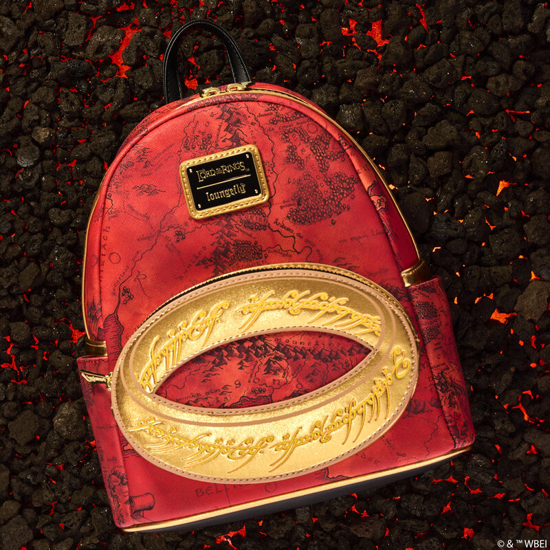 Lord of the Rings The One Ring Loungefly Mini Backpack