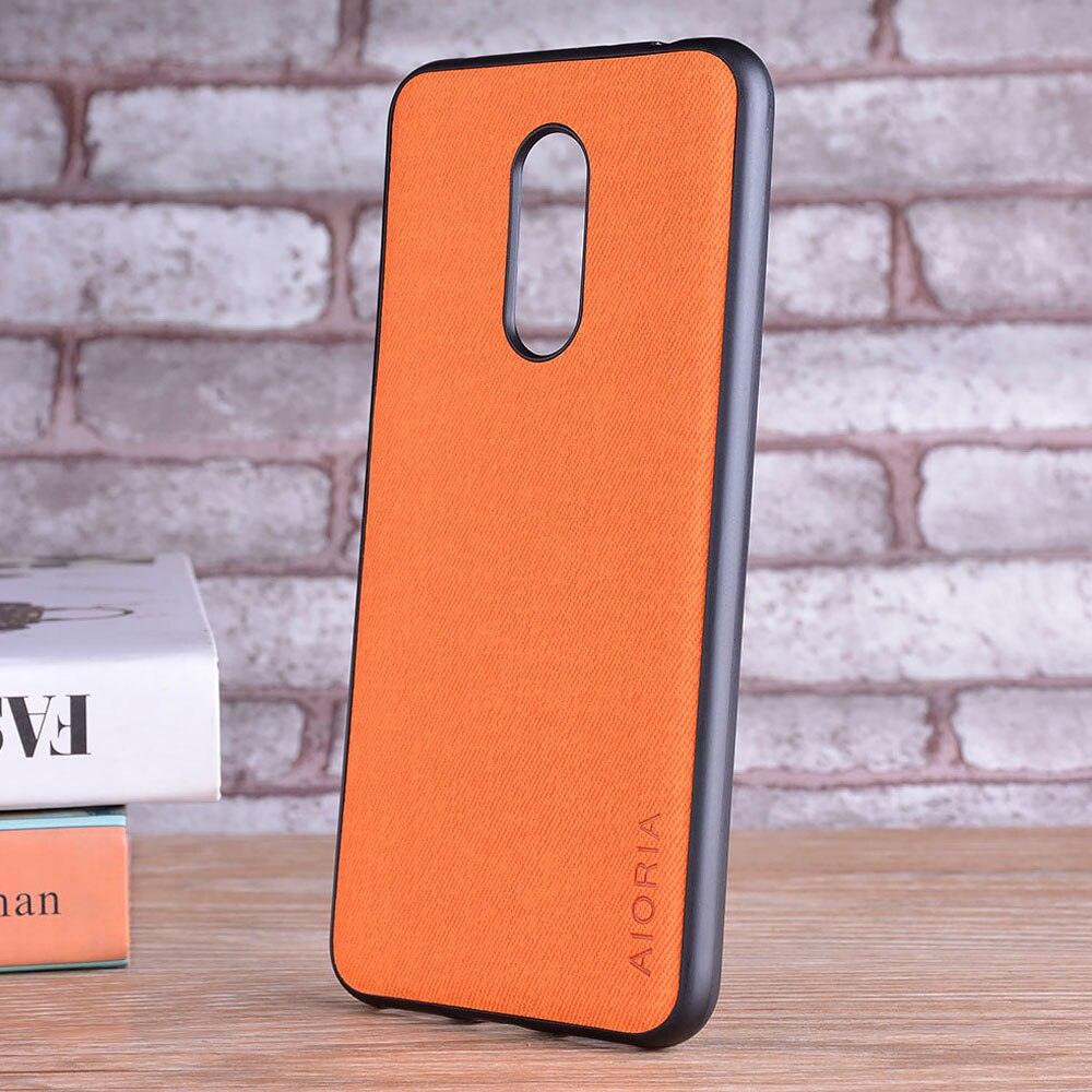 Luxury Textile Cloth Leather Skin Phone Case Cover For Xiaomi Redmi 5 5 Plus Luxury Textile Leather Skin Soft Hard Cover For Xiaomi Redmi 5 Plus Case Shockproof Durable Material Vintage New Design Leather Phone Case