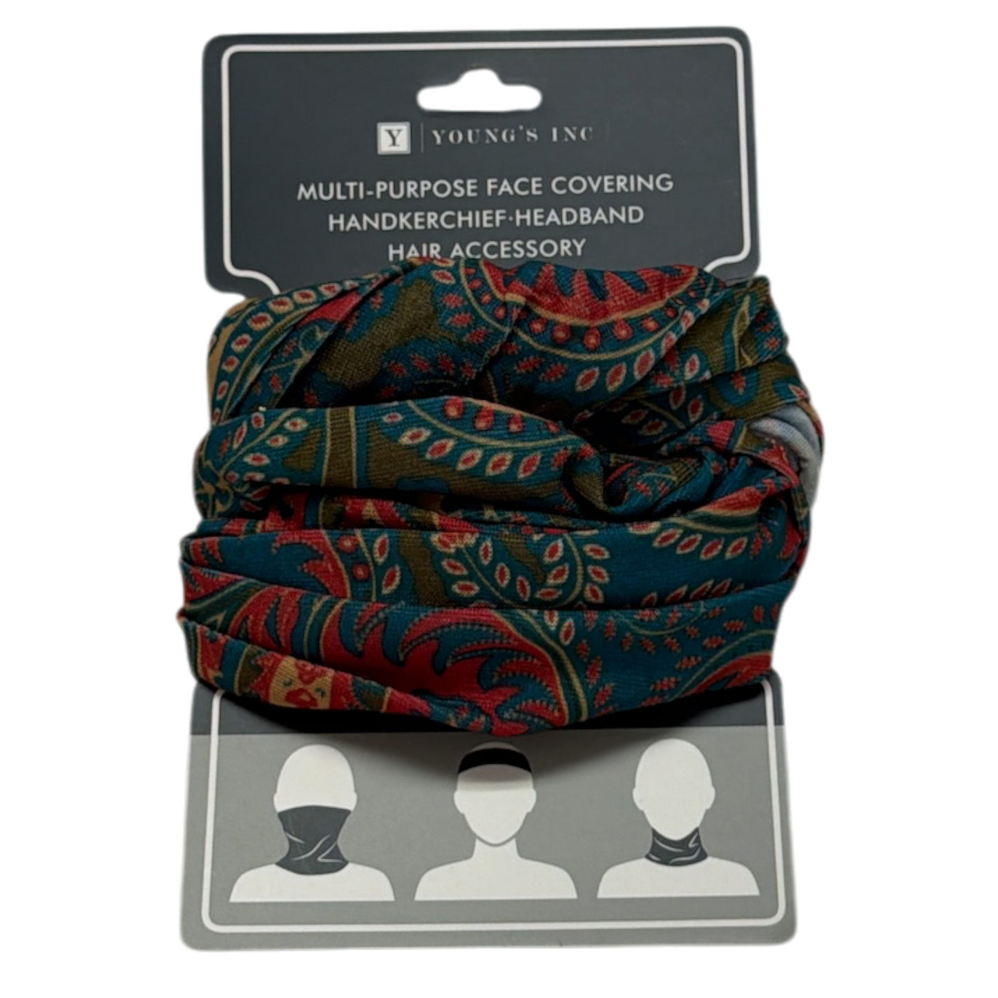 Headband/Scarf Multicolor Paisley