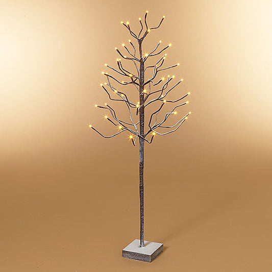 4 Foot Snowy LED Tree - Warm White