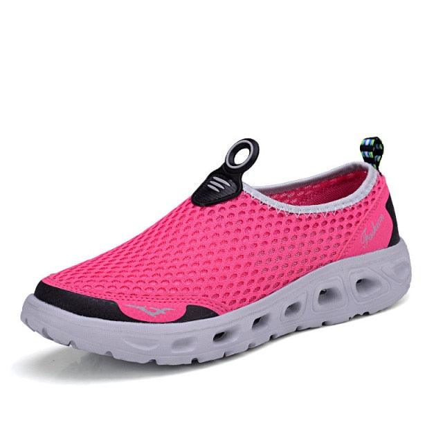 Men Casual Shoes Sneakers Light Breathable Summer Walking Beach Mesh Shoes Comfortable Mesh Work Shoes Athletic Slip On Walking Shoes For Men