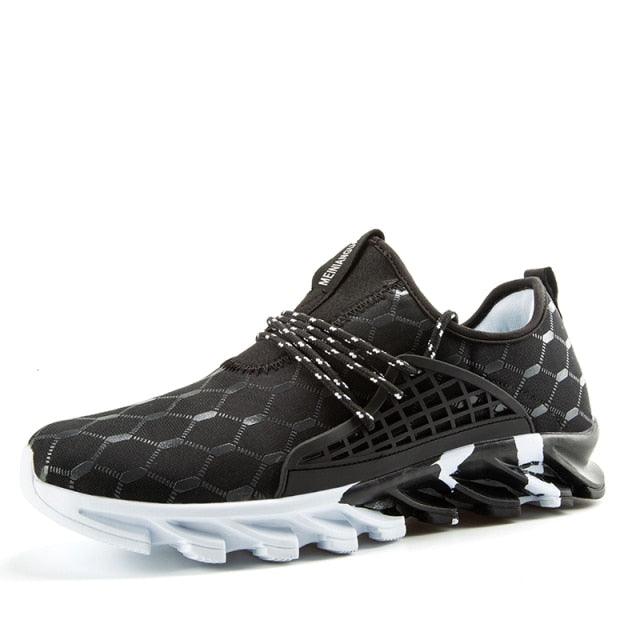 Mens Lightweight Breathable White Sneakers Casual Spring New Fashion Comfortable Walking  Slip-On Sneakers Breathable Fashion Athletic Gym Casual Tennis Sneakers Modern Design Shoes