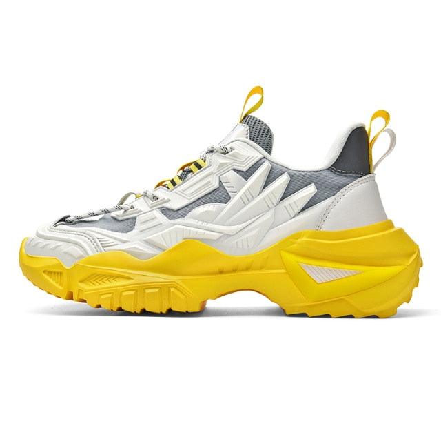 Mens Strong Casual Fashion Chunky Sneakers Height Increasing Spring Thick Sole Footwear Fashion High Quality Sneakers Slip on Walking Shoes High Top Casual Shoes For Men