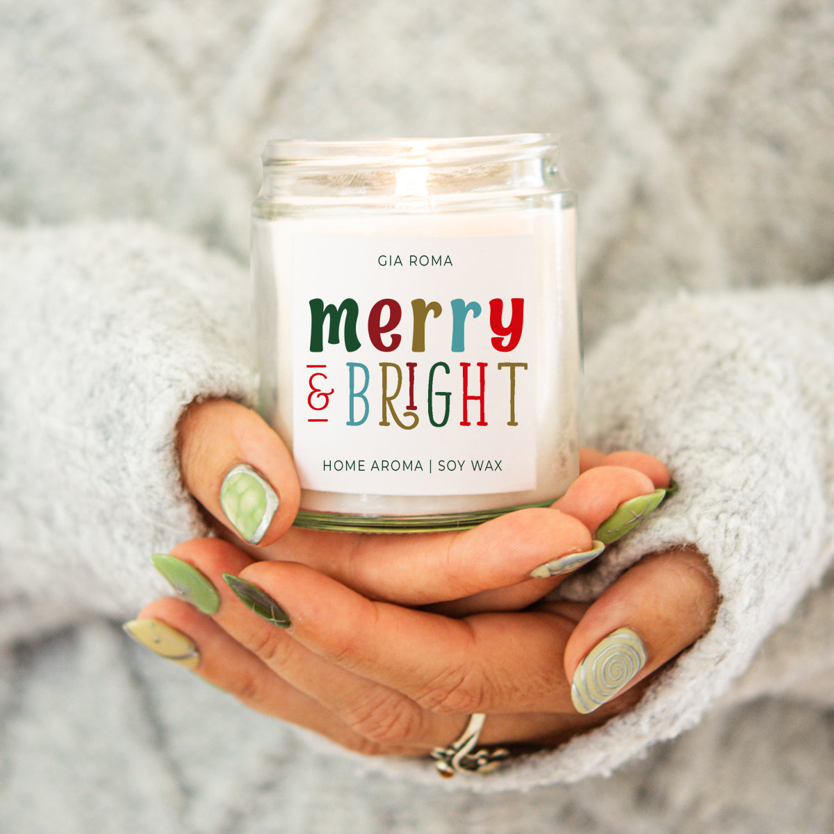 Merry + Bright Candle