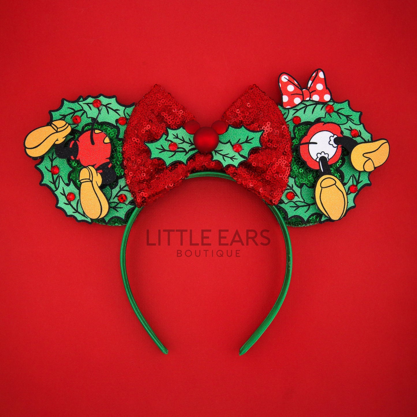 Mickey & Minnie Christmas Ears