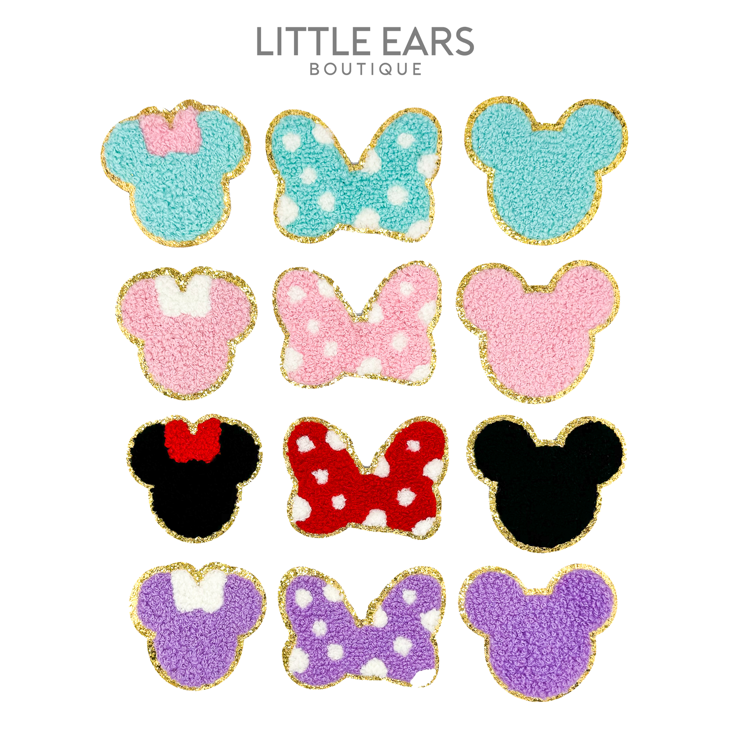 Mickey & Minnie Patches Hat