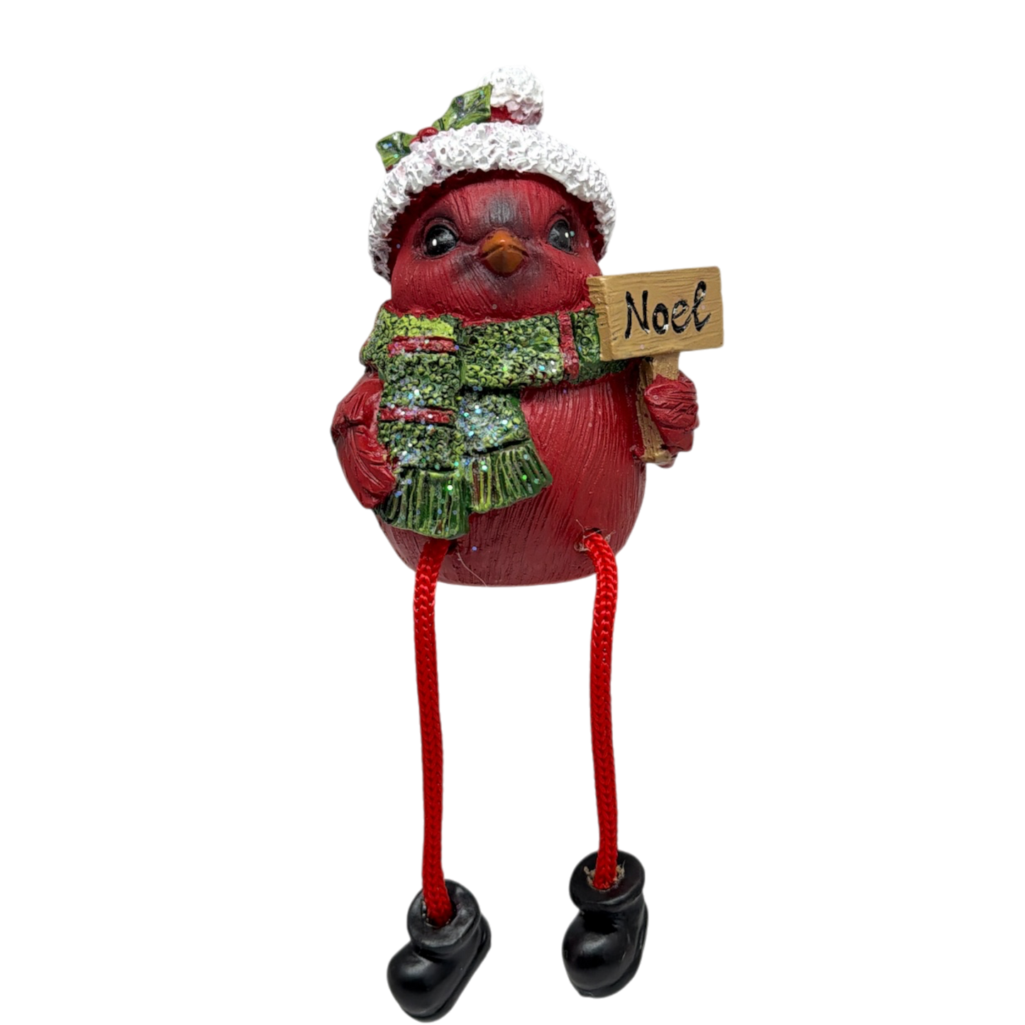 Cardinal Shelfsitters with Dangle Legs - Sign