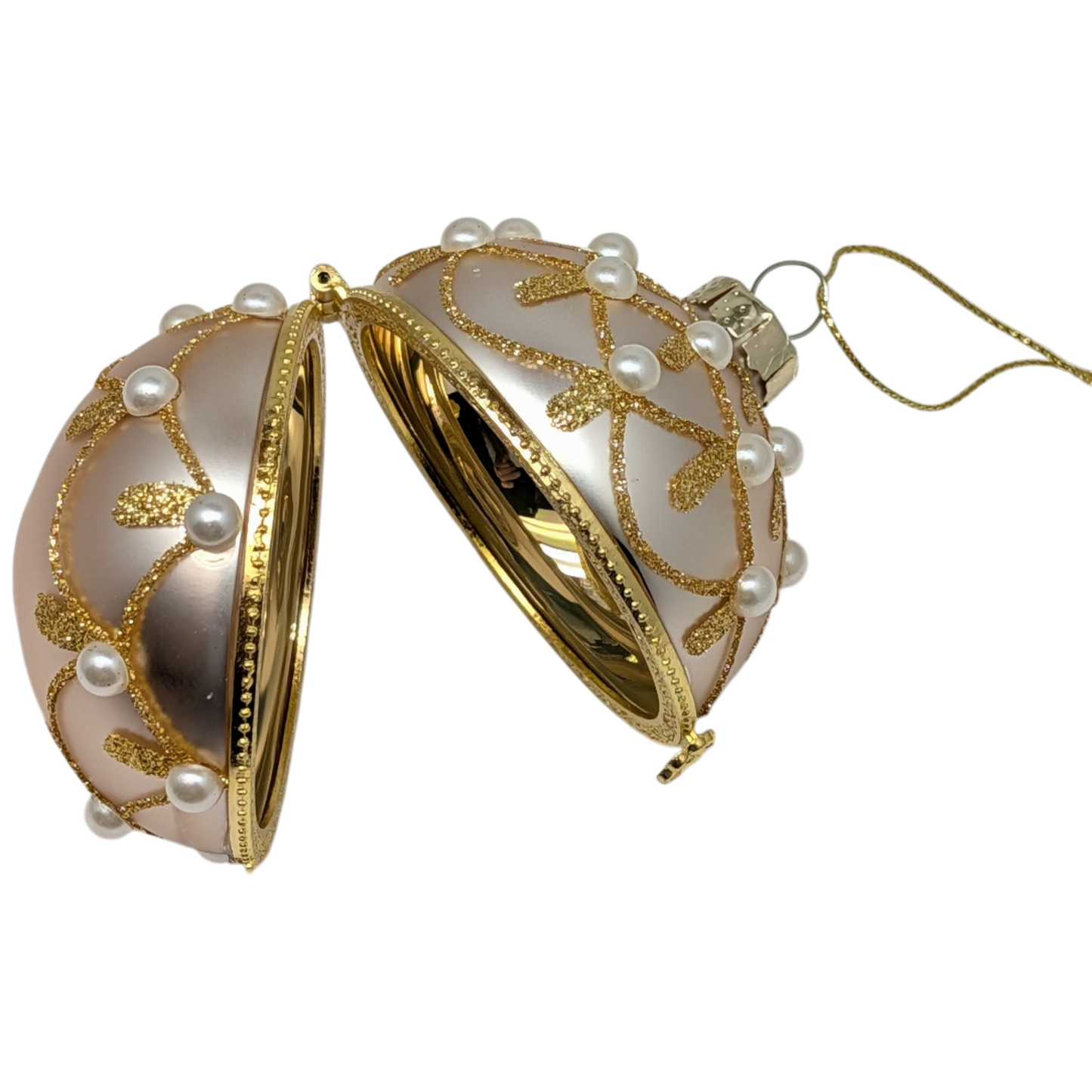 Jeweled Hinged Box Ornament -