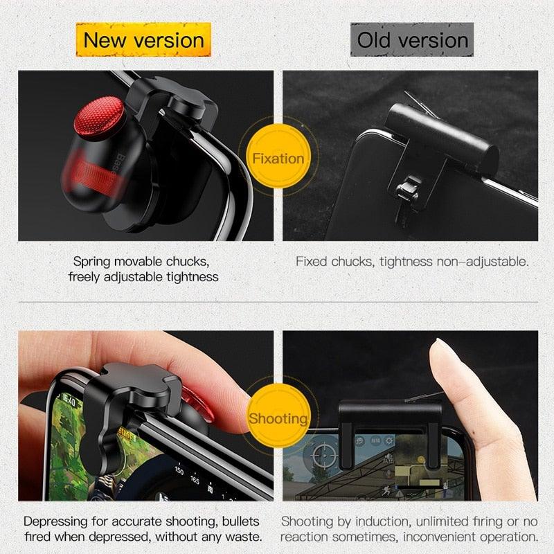 Mobile Gamepad Joystick For Joypad Trigger Fire Aim  Button Lightweight Controller For Phone Portable Game Pad Phone Gaming Accesorios