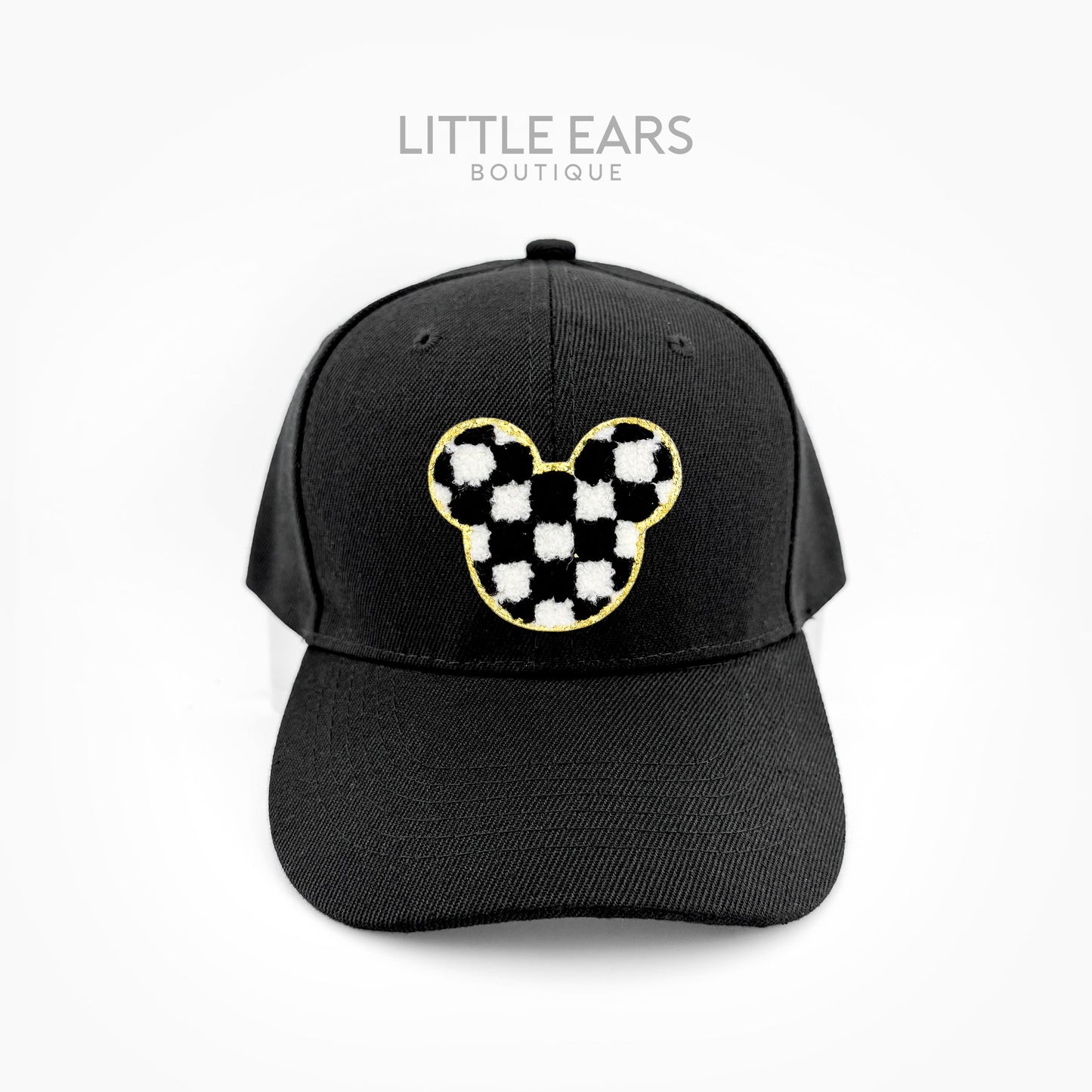 New Plaid Chenille Patches Hat