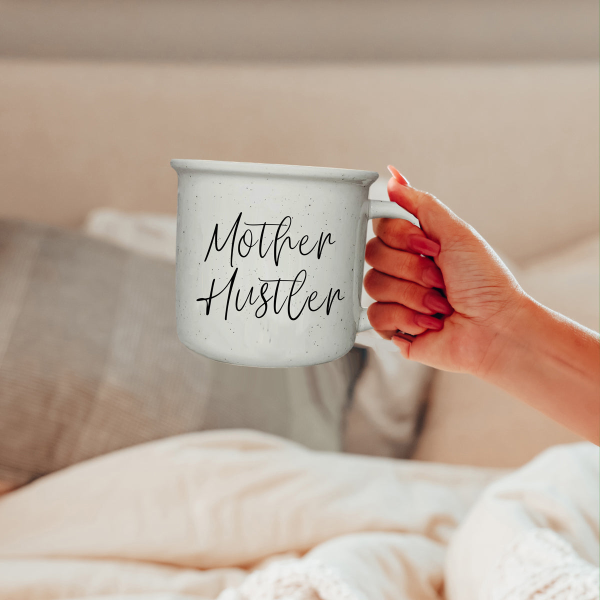 Moms who hustle gift ideas.  Modern Farmhouse Drinkware for mom gifts. 