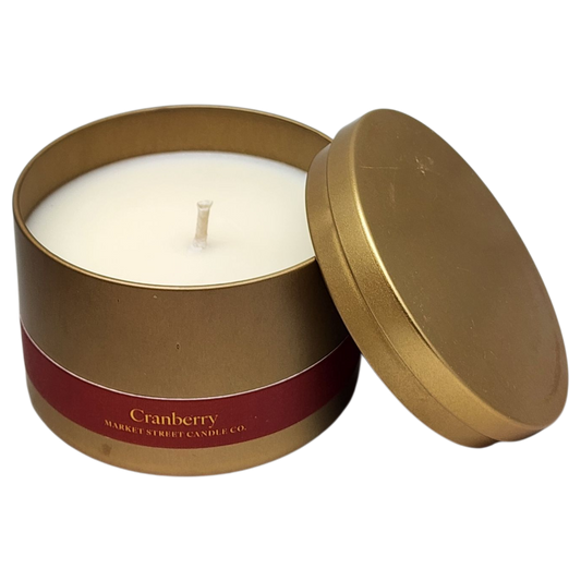 Cranberry Travel Tin Candle – 8 oz