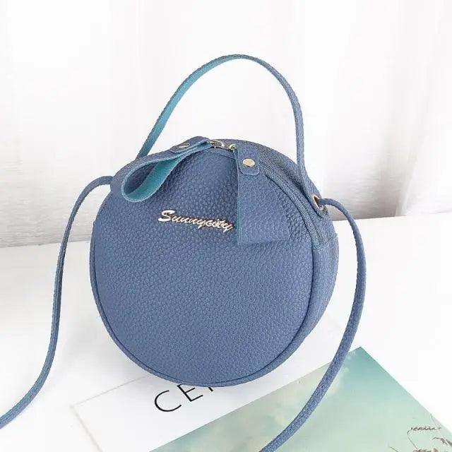 Small Circular Bag For Women And Girls Fashionable Single Shoulder Slung Mobile Phone Ladies Purse Women's Crossbody Messenger Gift Bags