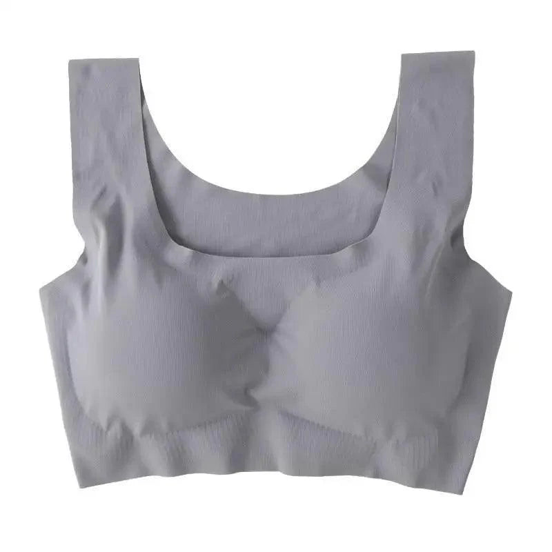 New Incredible Seamless Sports Bra Women's Padded Push Up Sports Yoga Top Shockproof Plus Size Gym Workout Bra U Back Sports Vest