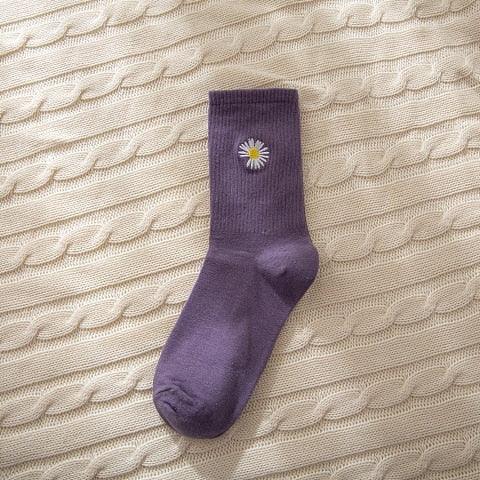Combed Out Of Pure Cotton Socks Autumn Cute Japanese Harajuku Planet Magic Array Embroidery Long Socks Korean Style Kawaii Girls Socks For Men And Women