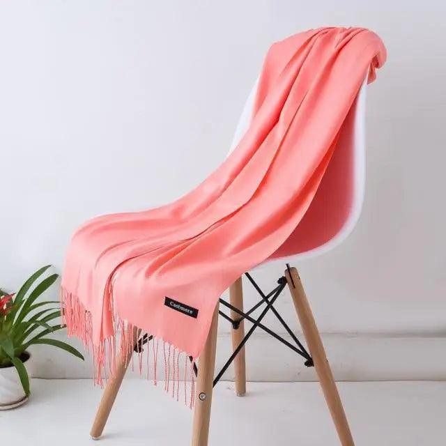 New Stylish Winter Scarf For Ladies Shawls And Wraps Neck Scarves Women Female Stoles Casual Wear Pashmina Scarf and Shawl Soft Women Pashminas