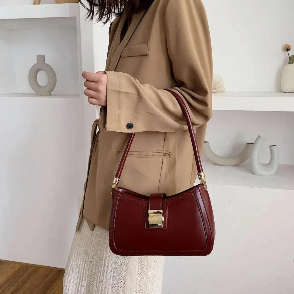 New Trendy PU Leather Crossbody Shoulder Handbags For Women And Girls Small Travel Hand Bags For Ladies