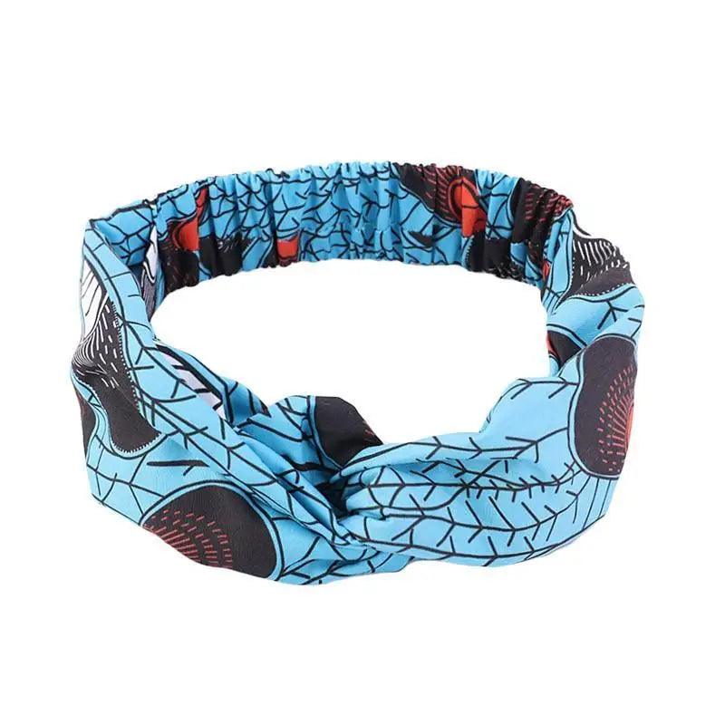 New Vintage African Print Stretch Bandana Head Wrap Long Scarf satin Floral Women Party Turban Headwear Cap Hair Accessories