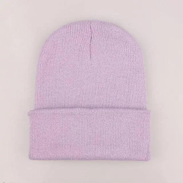 New Winter Hats for Women Men Beanies Knitted Solid Cool Hat Girls Autumn Female Beanie Warm Bonnet Casual Cap For Winter  Knitted Autumn Winter Cap Warm Elastic Winter Women and Men Hat