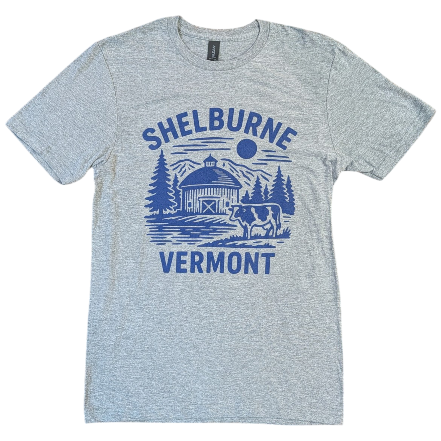 Shelburne Vermont Graphic Tee – Heather Gray -