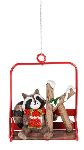 Chairlift Critter Ornament - Letter