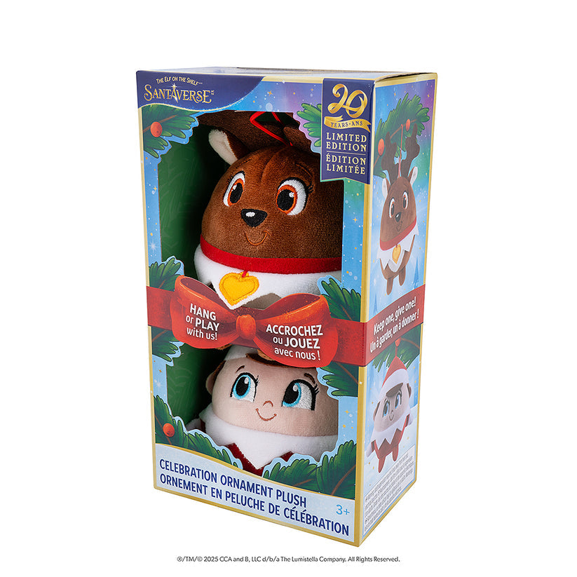 Elf On The Shelf Celebration Ornament Plush