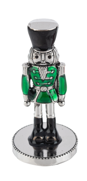 Lucky Little Nutcracker Charm - Green