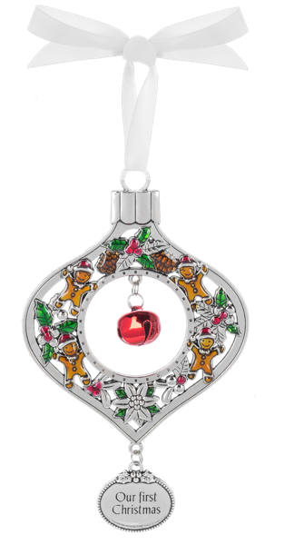 Jingle Bell Ornament - Our First Christmas