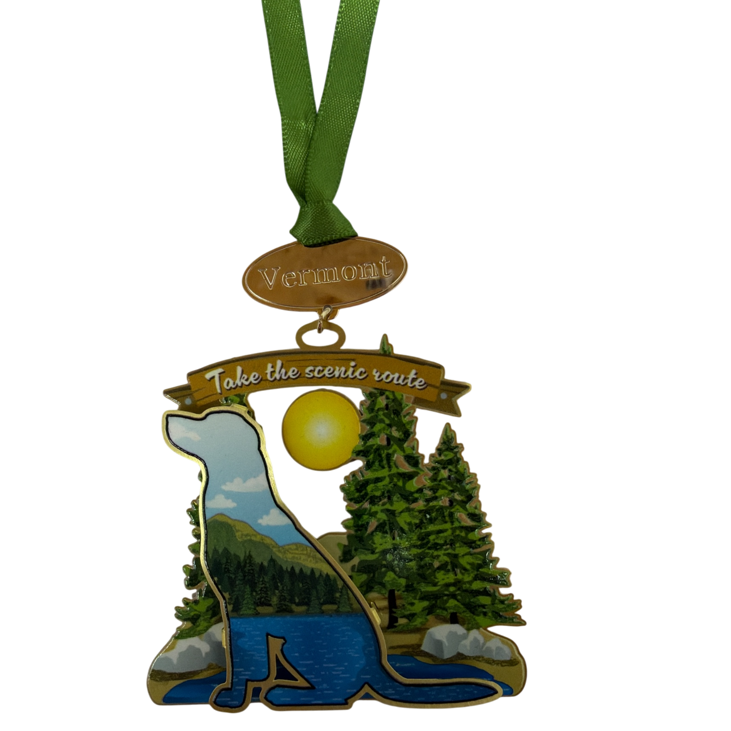Take The Scenic Route Vermont Ornament