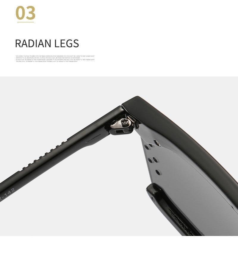 Oversized Shield Sunglasses for Women Men Square Rimless Fashion Shades Sunglasses For Women & Men Elegant Shades For Women Popular Oversized Festival Trendy Sunglasses For Men & Women