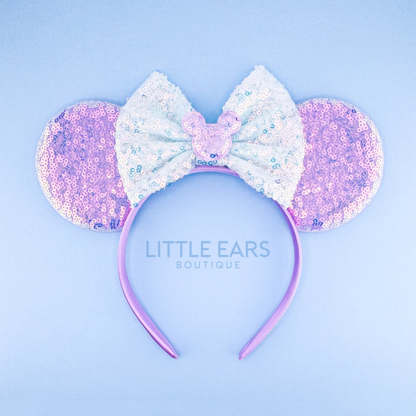 Pastel Purple Iridescent Mickey Ears