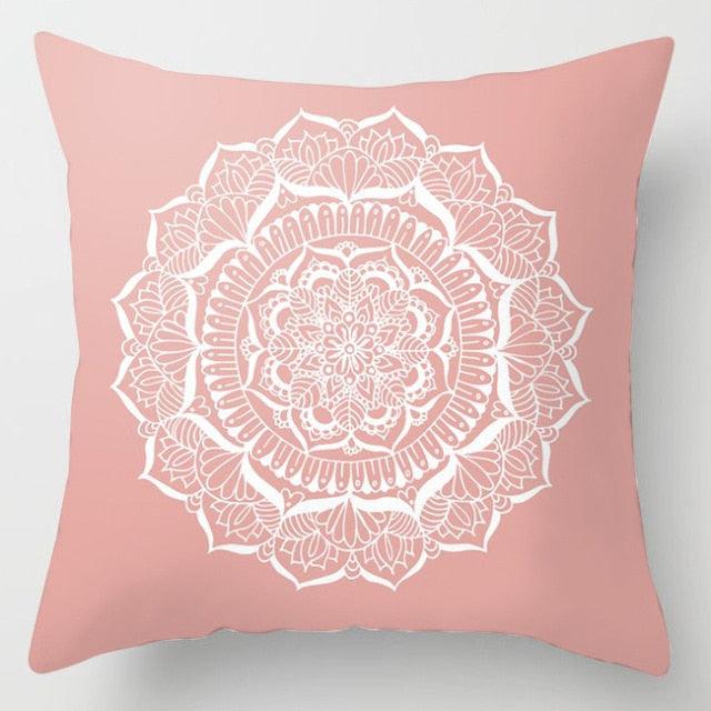 Pink Feather Pillowcase Decorative Sofa Cushion Case Bed Pillow Cover Soft Decorative Square Throw Pillow Cover Cushion Covers Pillow Case Home Decor Decorations for Sofa Couch Bed Chair Home Decor Car Cushion Cover Cute Pillow Case 45X45CM