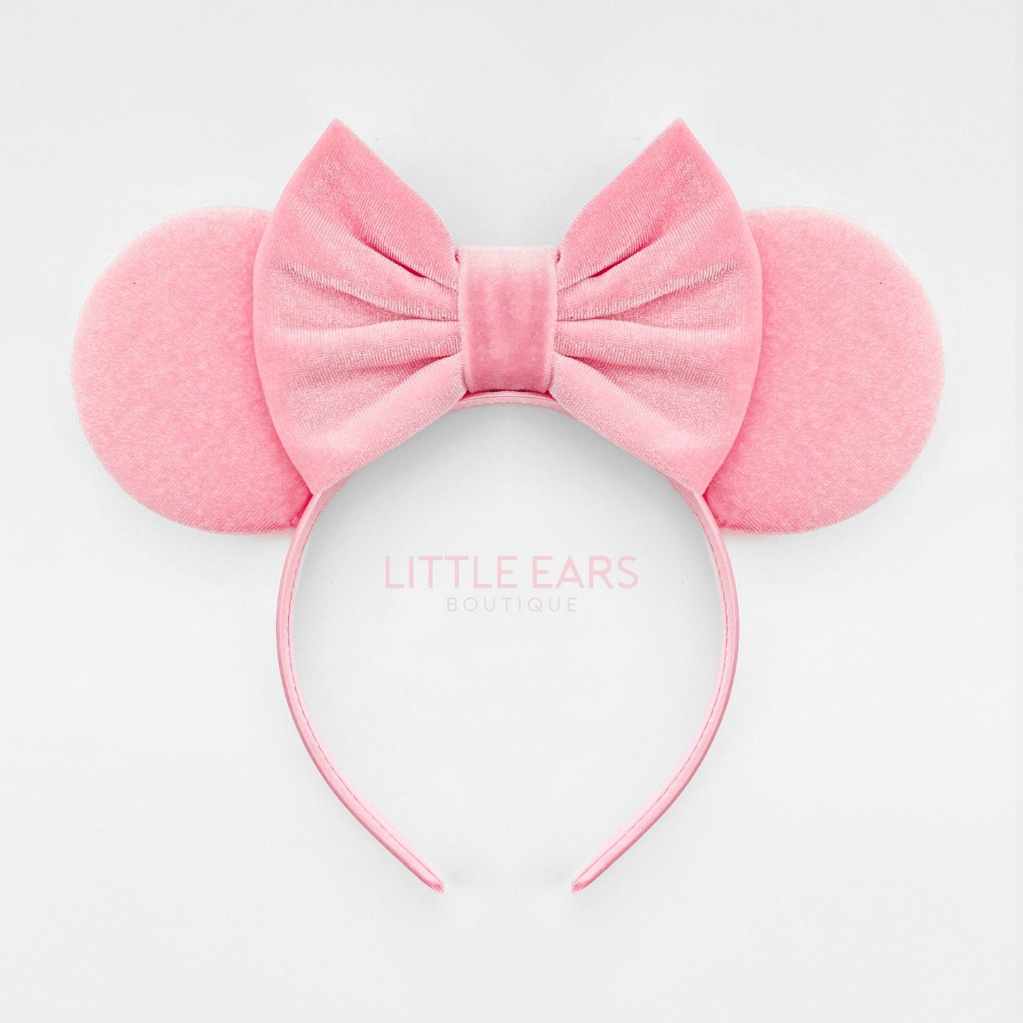 Pink Velvet Mickey Ears