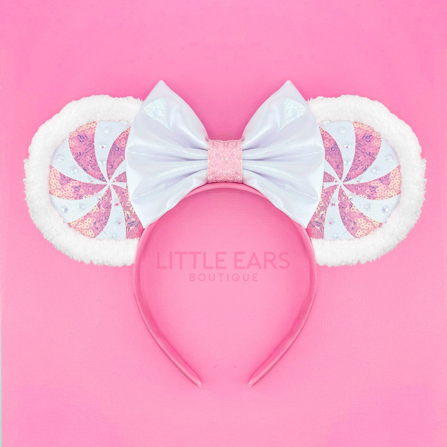 Red Candycane Mickey Ears