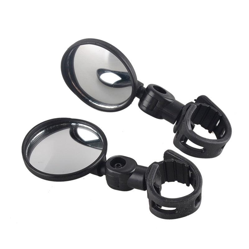 1Pc Bicycle Rearview Handlebar Mirrors Cycling Rear View Bike Silicone Handle Rearview Mirror Bike Mirrors Adjustable Bicycle Cycling Rear View Mirror For Handlebar