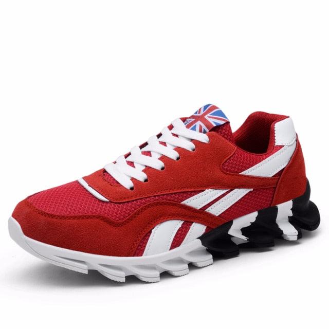 Mens Lightweight Breathable White Sneakers Casual Spring New Fashion Comfortable Walking  Slip-On Sneakers Breathable Fashion Athletic Gym Casual Tennis Sneakers Modern Design Shoes
