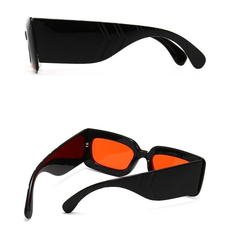 Oversized Square Sunglasses Classic Square Sunglasses For Men & Women Sun Glasses In Snake Pattern For Traveling Shades Female