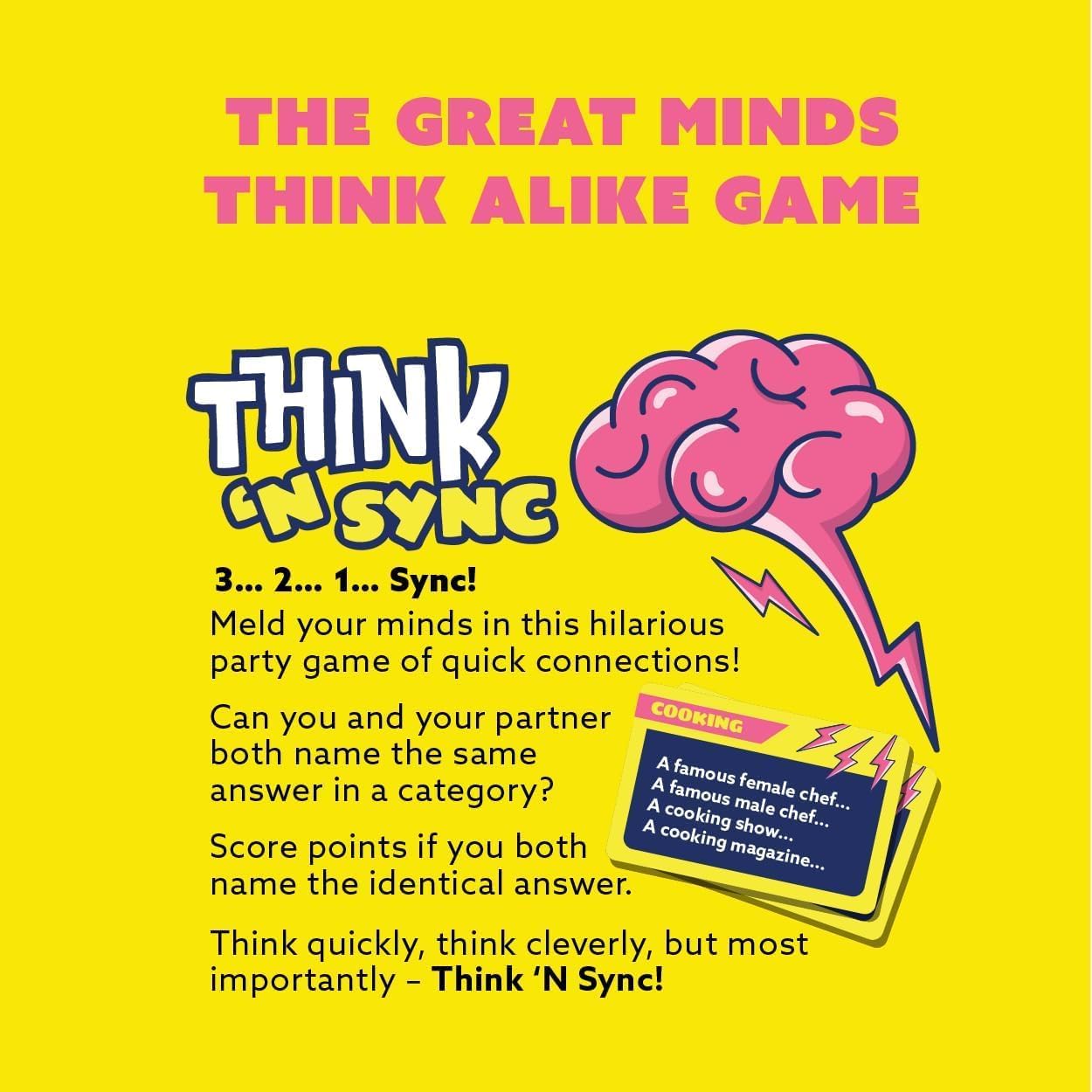 Think 'N Sync: The Great Minds Think Alike Game