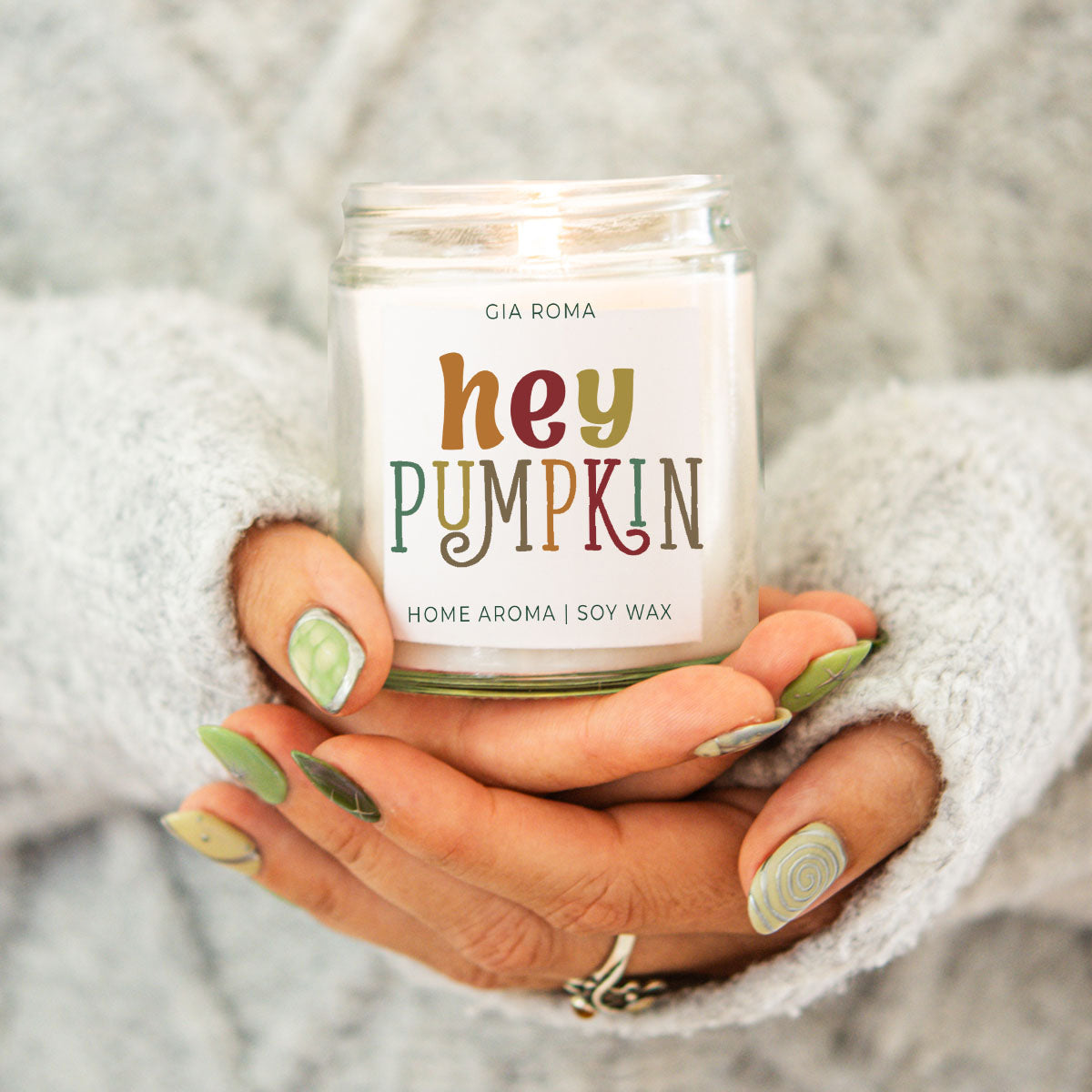 Baked Pumpkin Candle