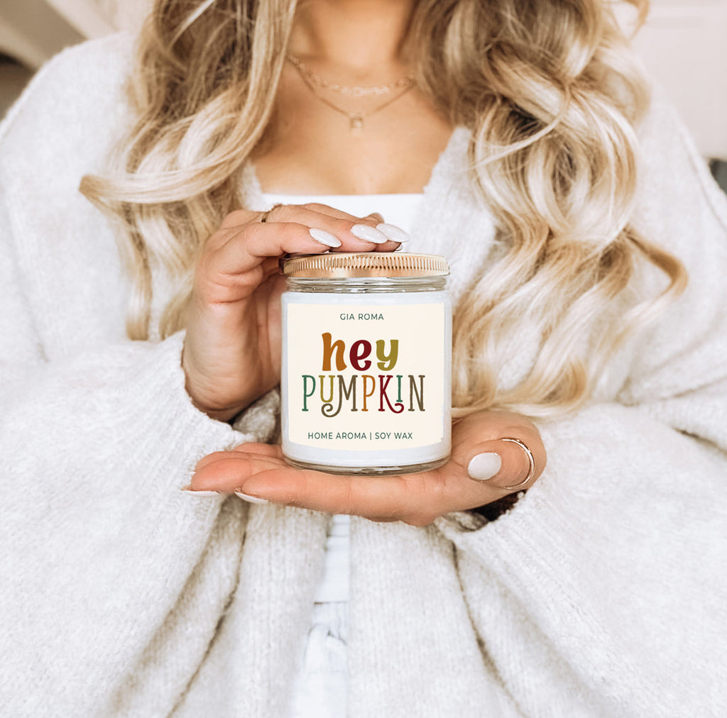 Baked Pumpkin Candle