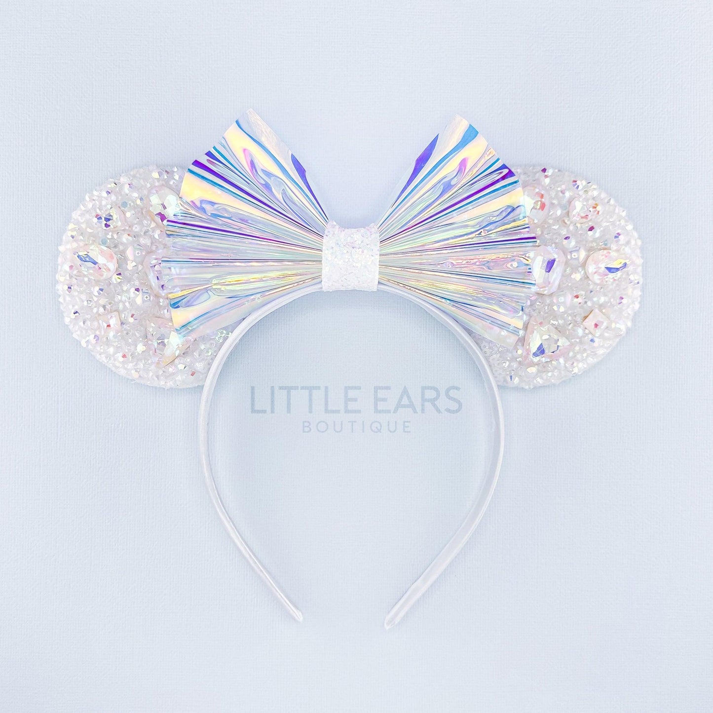 Purple Iridescent Sparkle Mickey Ears